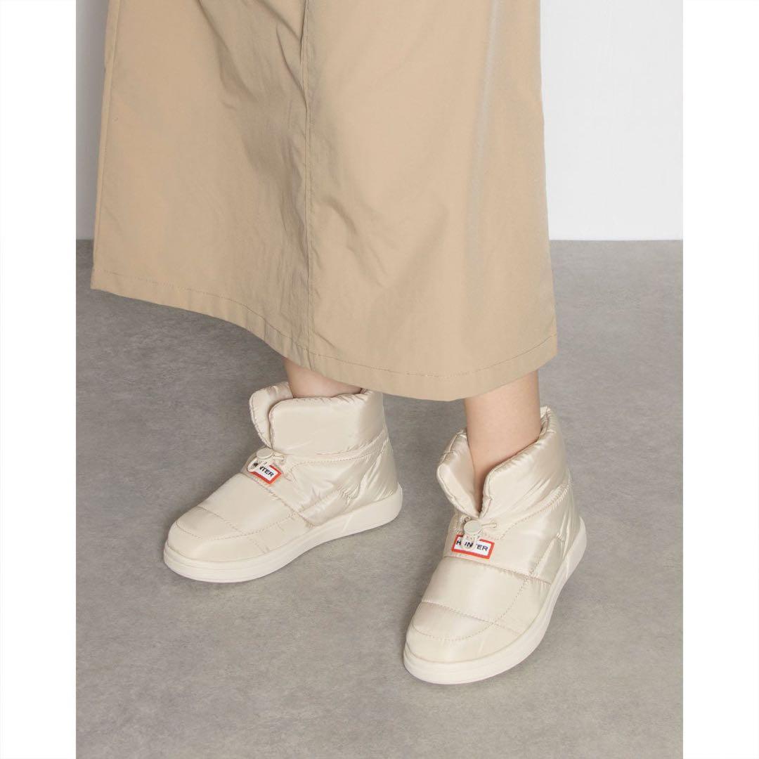 HUNTER レディース イン/アウト パファー ブーティ　UK6