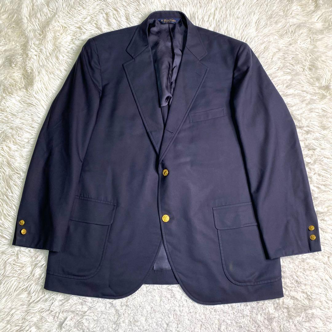 ブルックスブラザーズ テーラード 紺ブレ 金ボタン 大きいサイズ 2XL