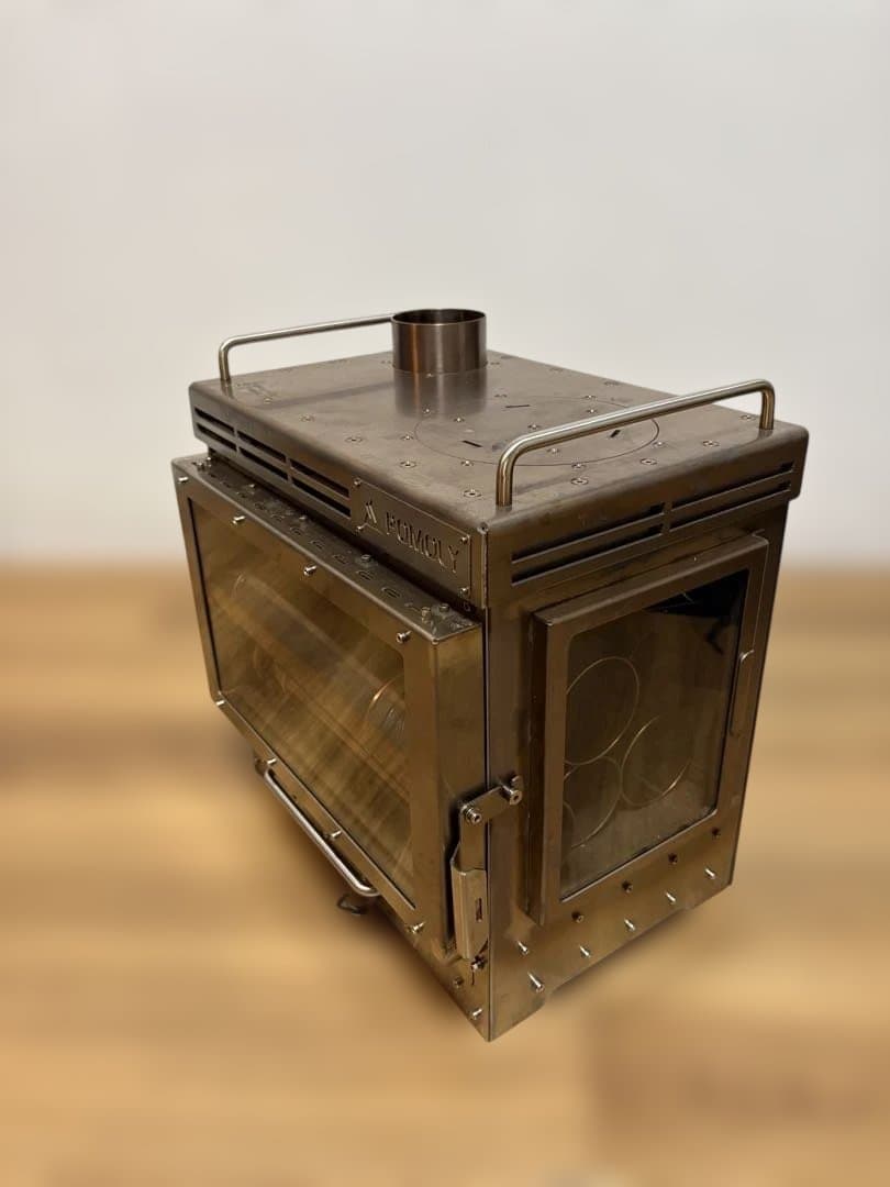 POMOLY Dweller Max 2.0 ステンレス製キャンプ用薪ストーブ