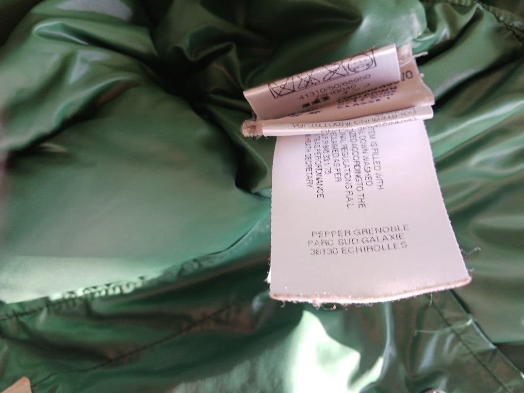 ヴィンテージ　メンズモンクレールMONCLER ダウンジャケット ダークグリーン