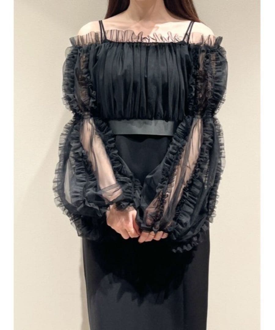 SNIDEL チュールボレロレイヤードワンピース　ボレロのみ