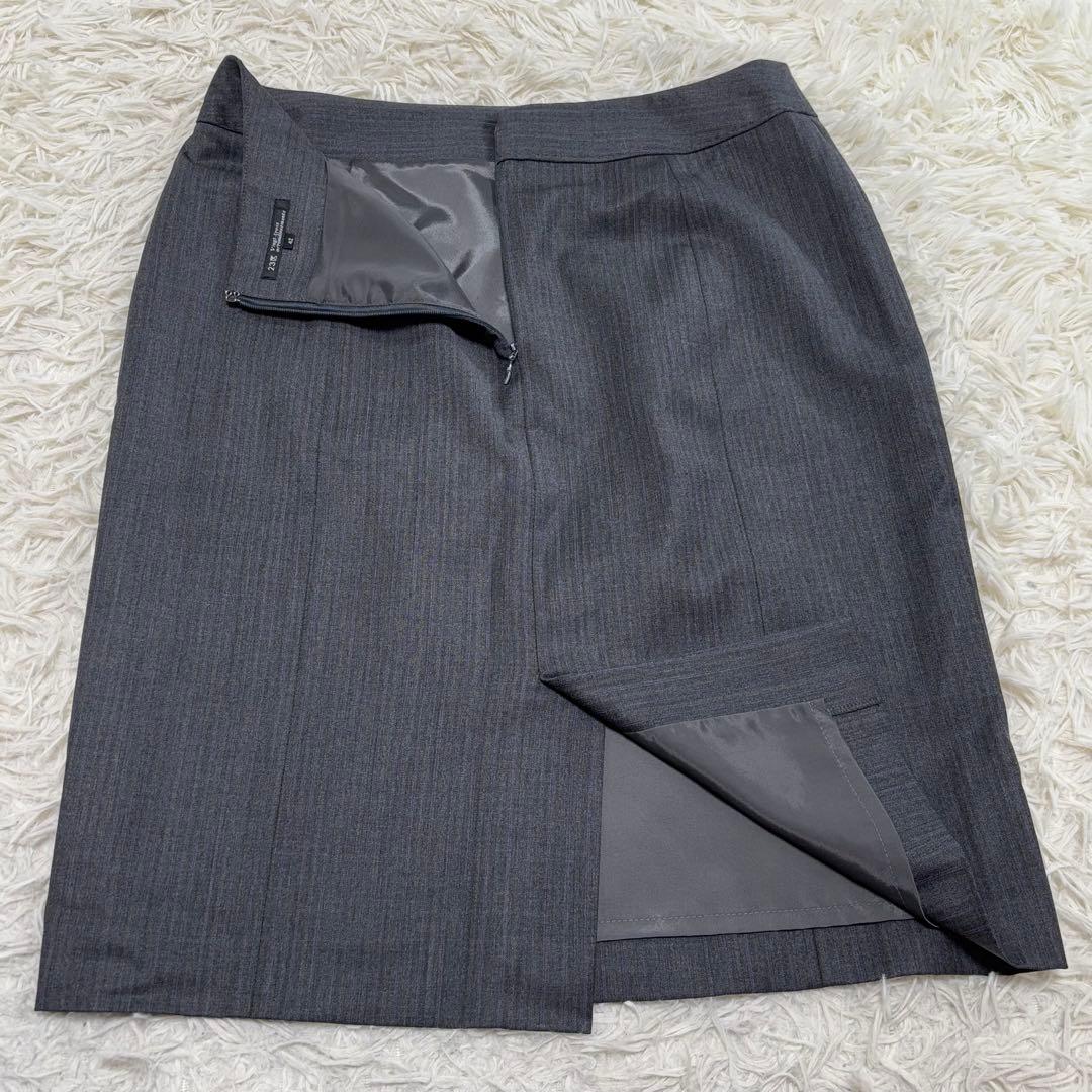 23区　ファインネスウール　スカートスーツ　高級生地　42号　XL