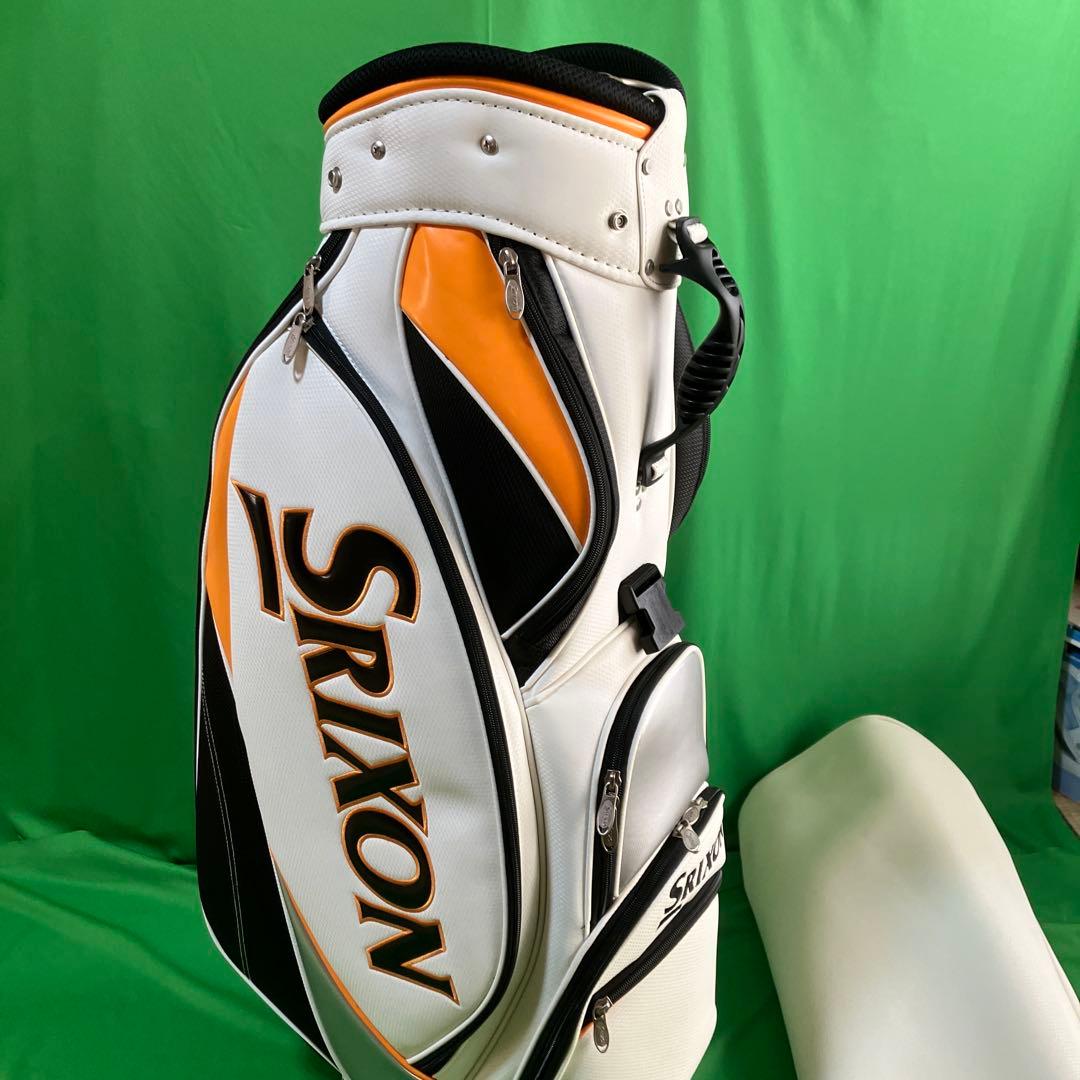 Srixon スリクソンキャディバッグ GGC-S092G 白　早い者勝ち‼️
