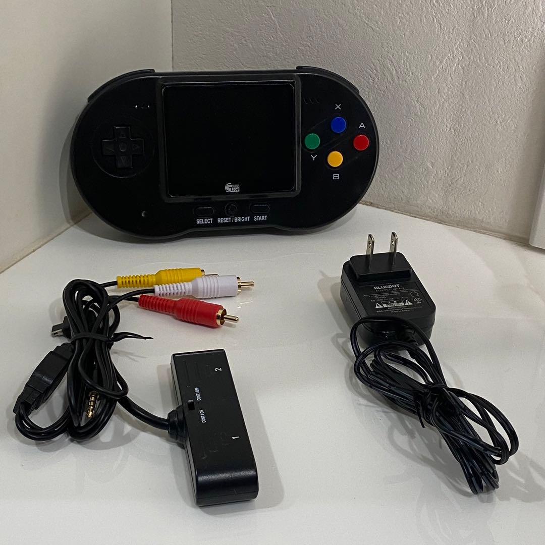 GameJoyポケファミDX BLACK EDITIONスーパーファミコン互換機