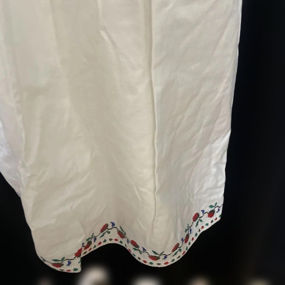 アンティークワンピースチュニックベリー刺繍美品