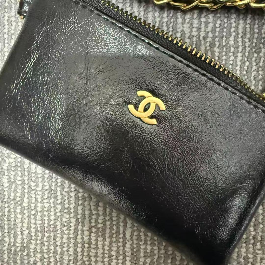 状態良好 ✨ブラック✨ cHaNeL✨サコッシュ パール付き