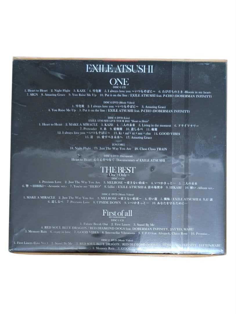 EXILE ATSUSHI ONE CD3枚組+DVD5枚組　初回生産限定盤