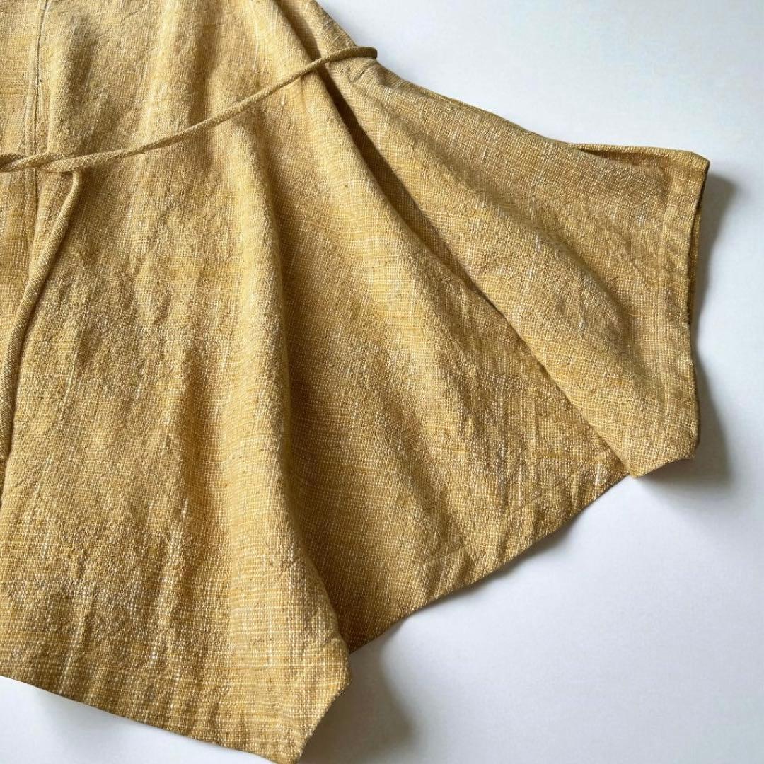 うさとの服　usaato 草木染め　チュニック　トップス　変形　ヘンプ