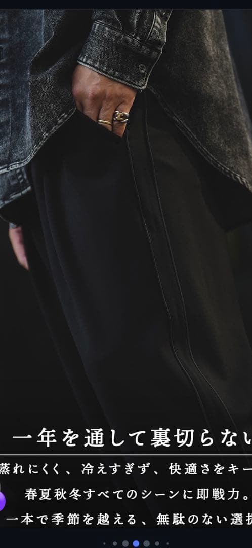 シュアーブル　suavele メンズ　スラックス