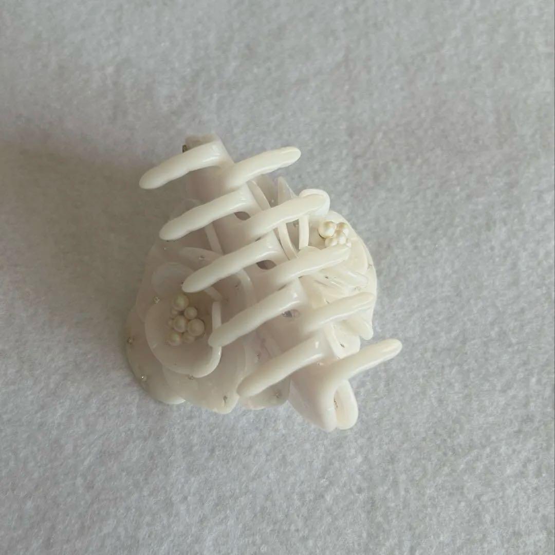 【美品】ALEXANDRE DE PARIS LISERAI S クリップ 白