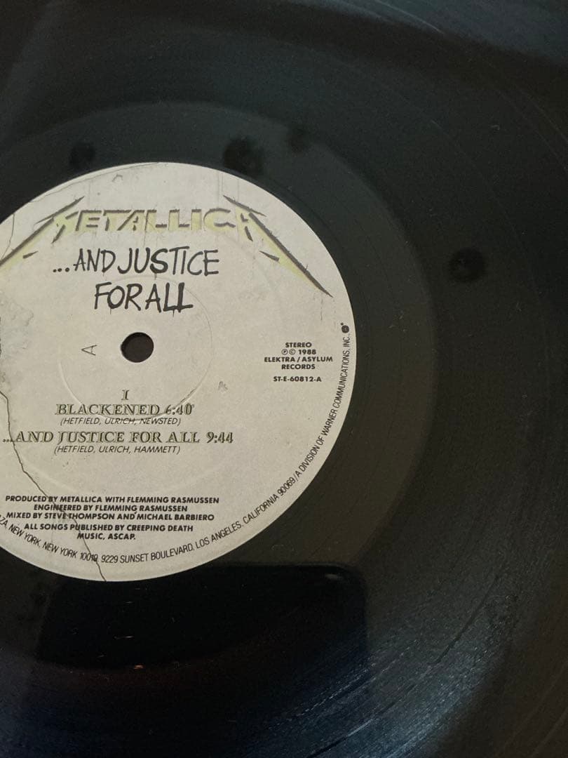 洋楽 LLICA. ...and justice for all. LP