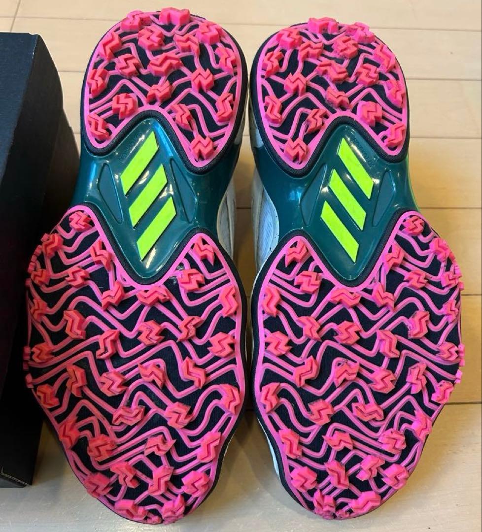 16日まで‼︎adidasゴルフシューズWコードカオス24.5美品ホワイトグリーン