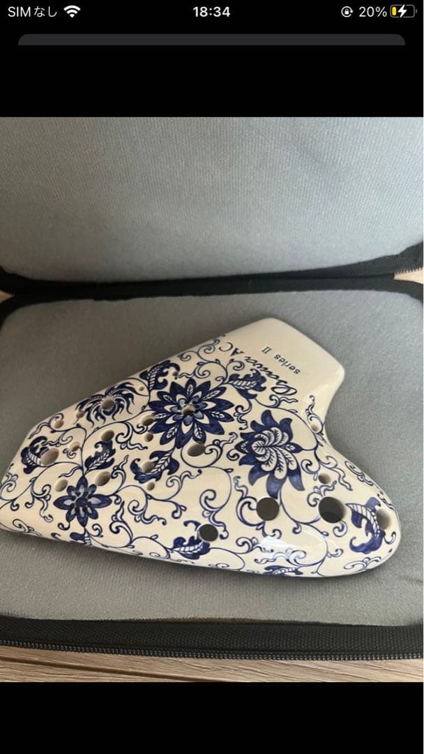 【1月29日まで】定価15万！オオサワトリプルオカリナ　TA　磁器　アルトC管