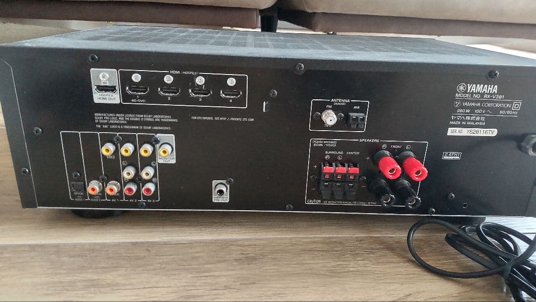 YAMAHA AVレシーバー RX-V381 5.1ch