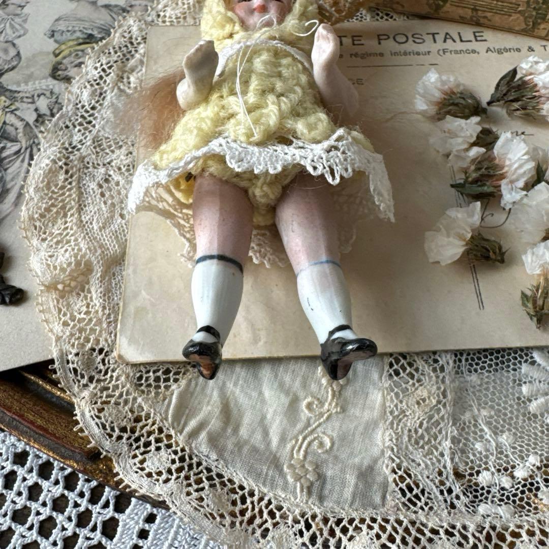 ドイツアンティークミニョネット　オールビスクドール　アンティークドール