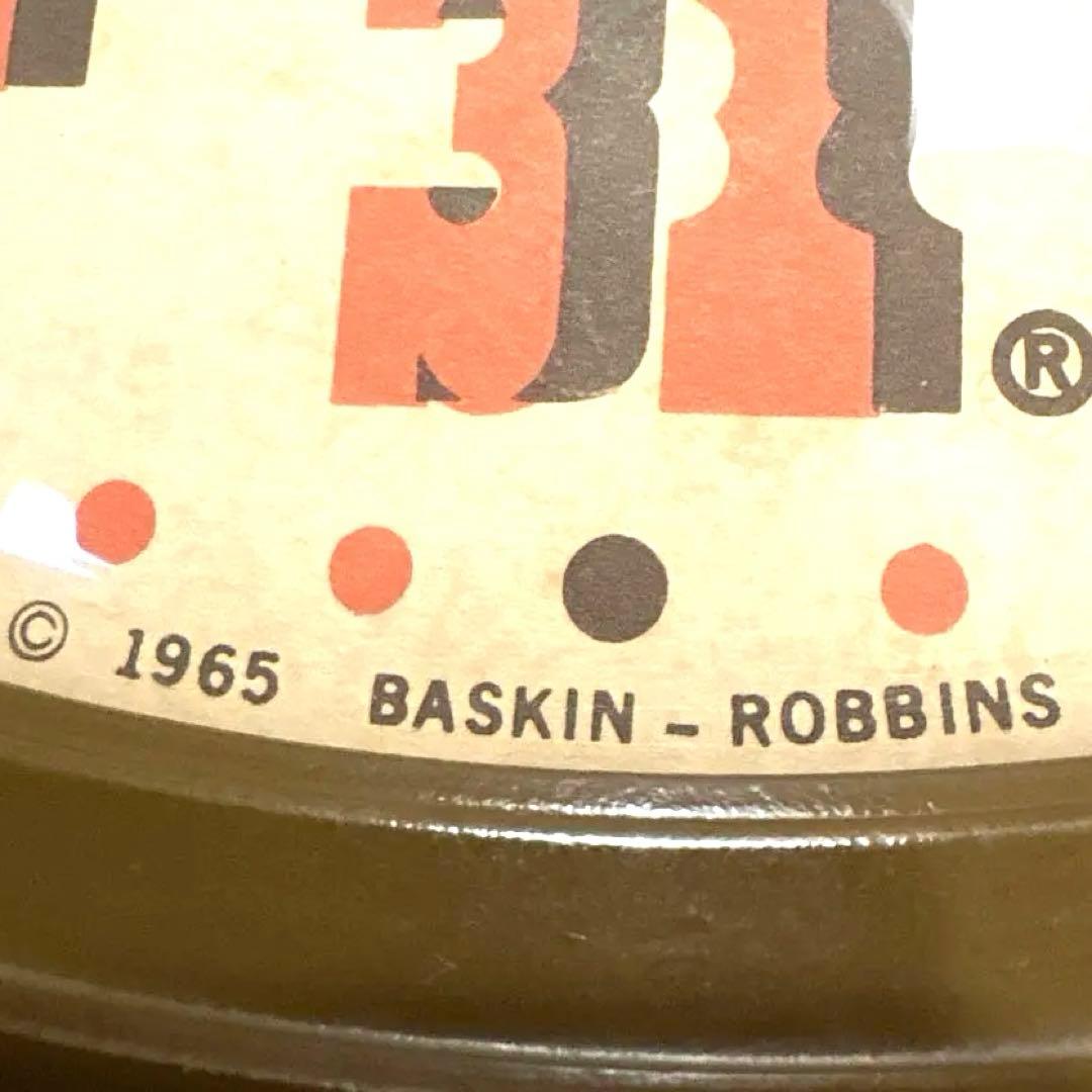 60s バスキンロビンス　サーティワン　アドバタイジング　クロック　看板　店舗用