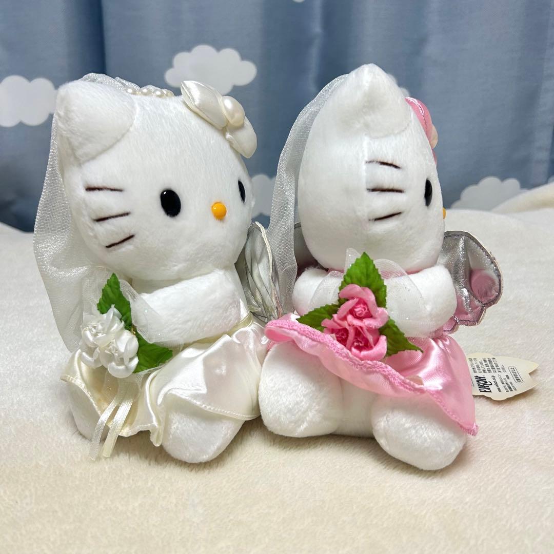 ハローキティ　キティ　エンジェルキティ　ぬいぐるみ　景品　2004 サンリオ