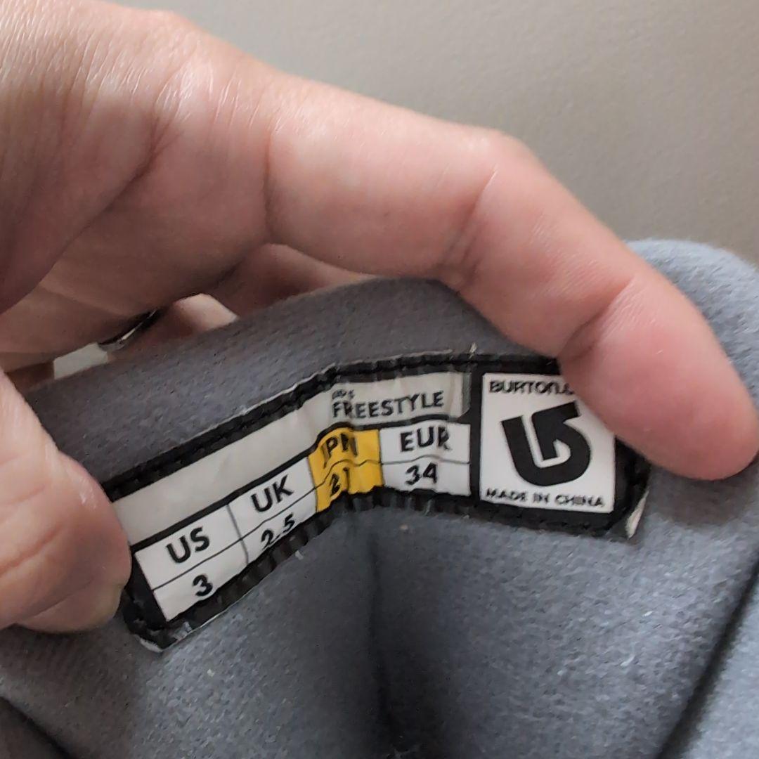 美品　burton　キッズ　ブーツ　21cm