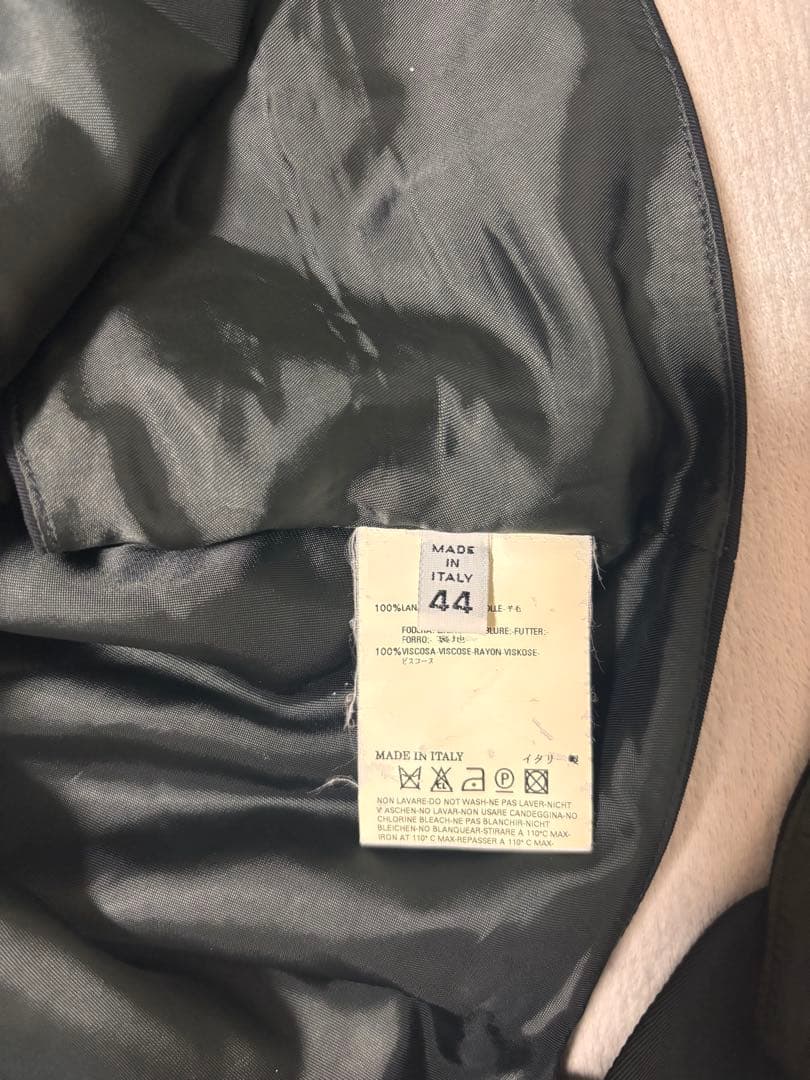 Maison Margielaブラックベスト ジレ ネクタイ付き