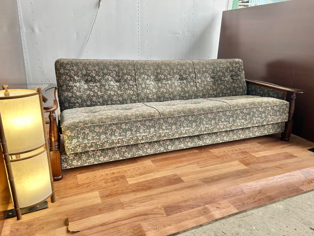 つかさソファ　ソファベッド　アンティーク　オシャレ　かわいい　2人　3人