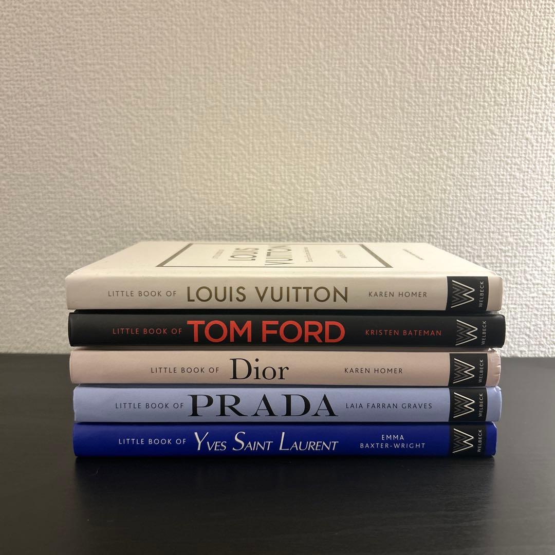 1冊ずつの購入可！ハイブランド・ファッションアイコンのリトルブック5冊セット