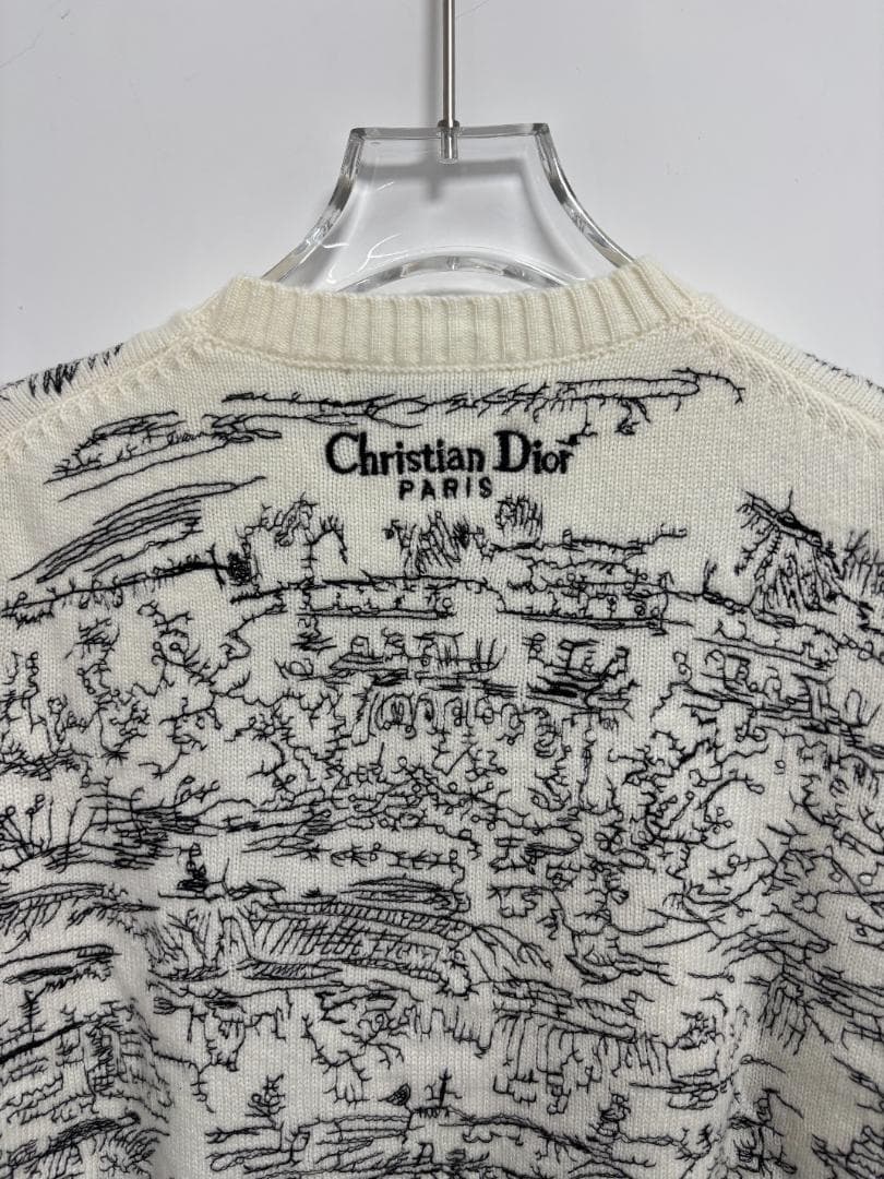 ホワイト ディオール　セーター ニット サイズ38