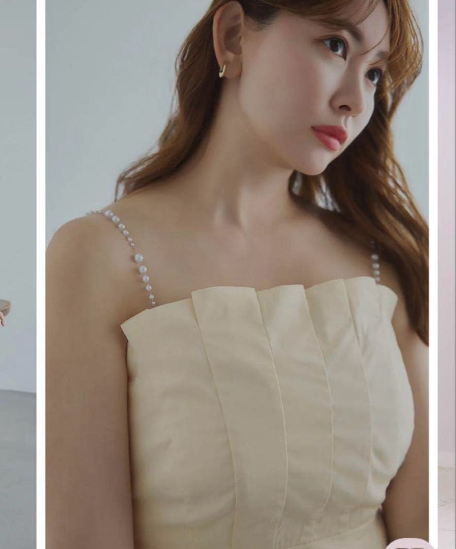 トップス herlipto Pearl-Strap Frill Top