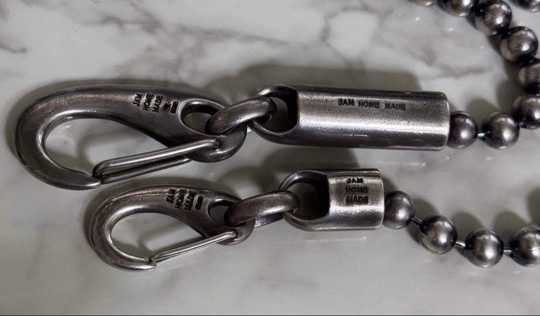 jam  made ウォレットチェーン ボール シルバー925