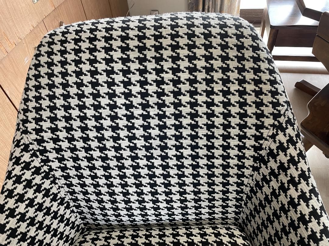 Francfranc AUGEN CHAIR オウゲンチェア 千鳥格子柄