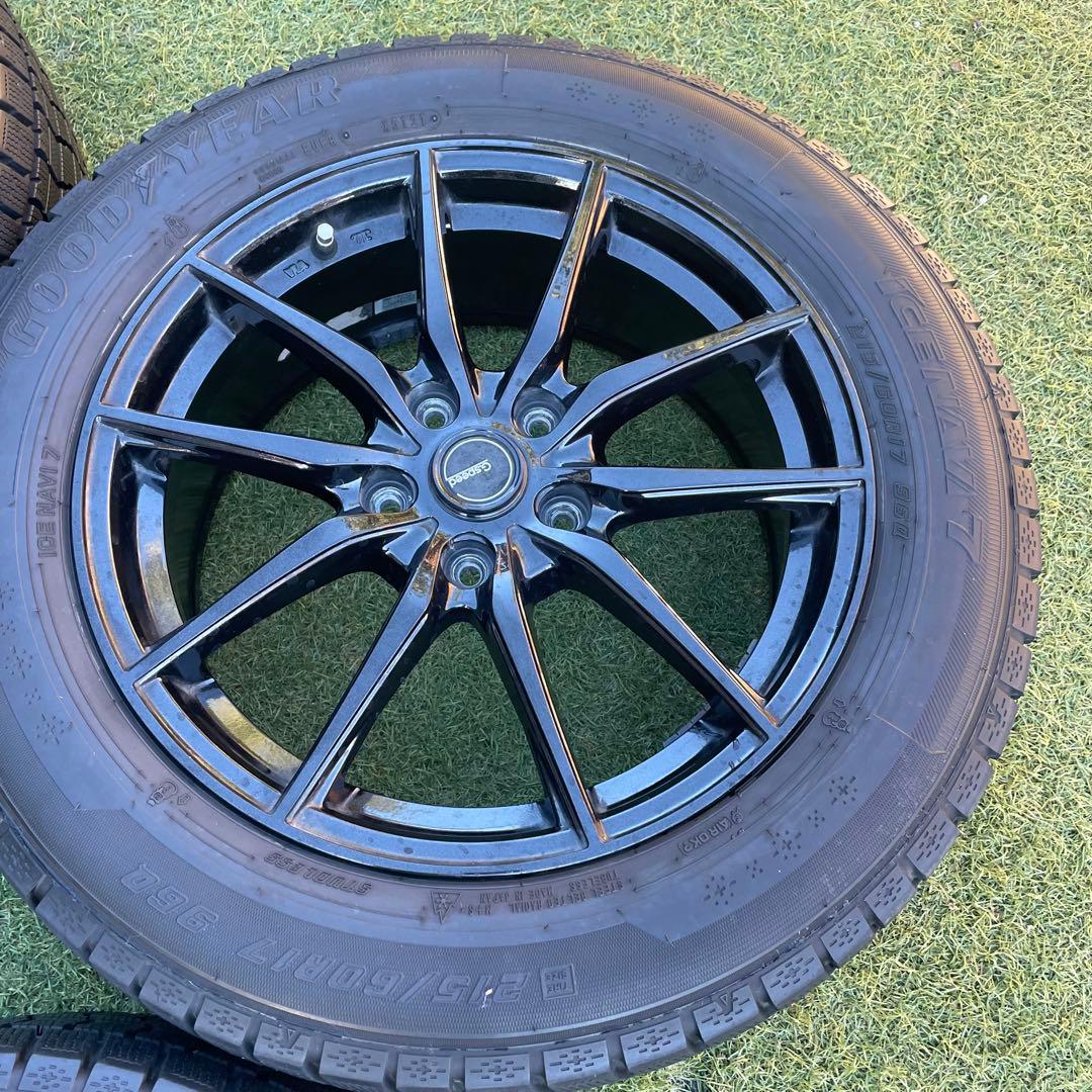 ①215/60R17 スタッドレスタイホイールセット グッドイヤー (1/4)