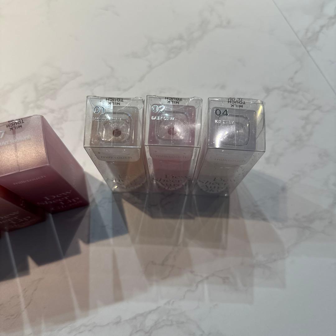 《格安》ミルクタッチ　デューステインシアーリップグロス　オーロラグロス　セット