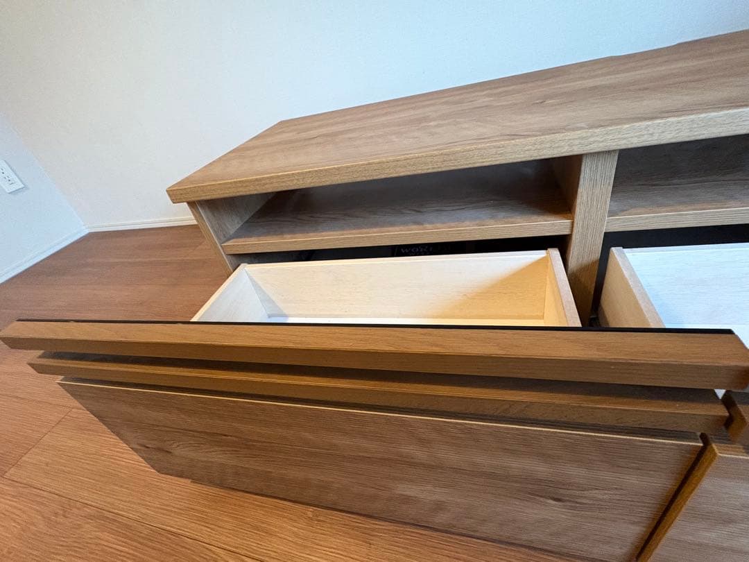 【目立つ汚れなし】テレビ台 TM ギャラン 150ローボード シャビーナチュラル