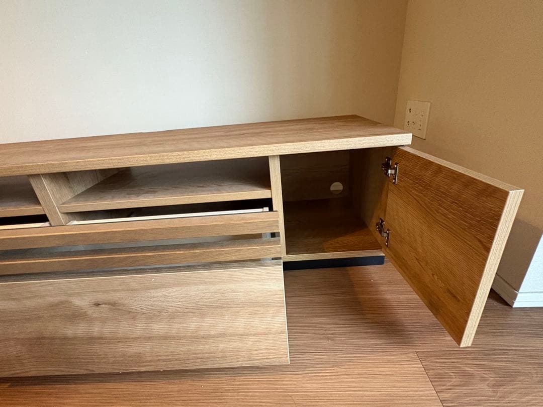 【目立つ汚れなし】テレビ台 TM ギャラン 150ローボード シャビーナチュラル