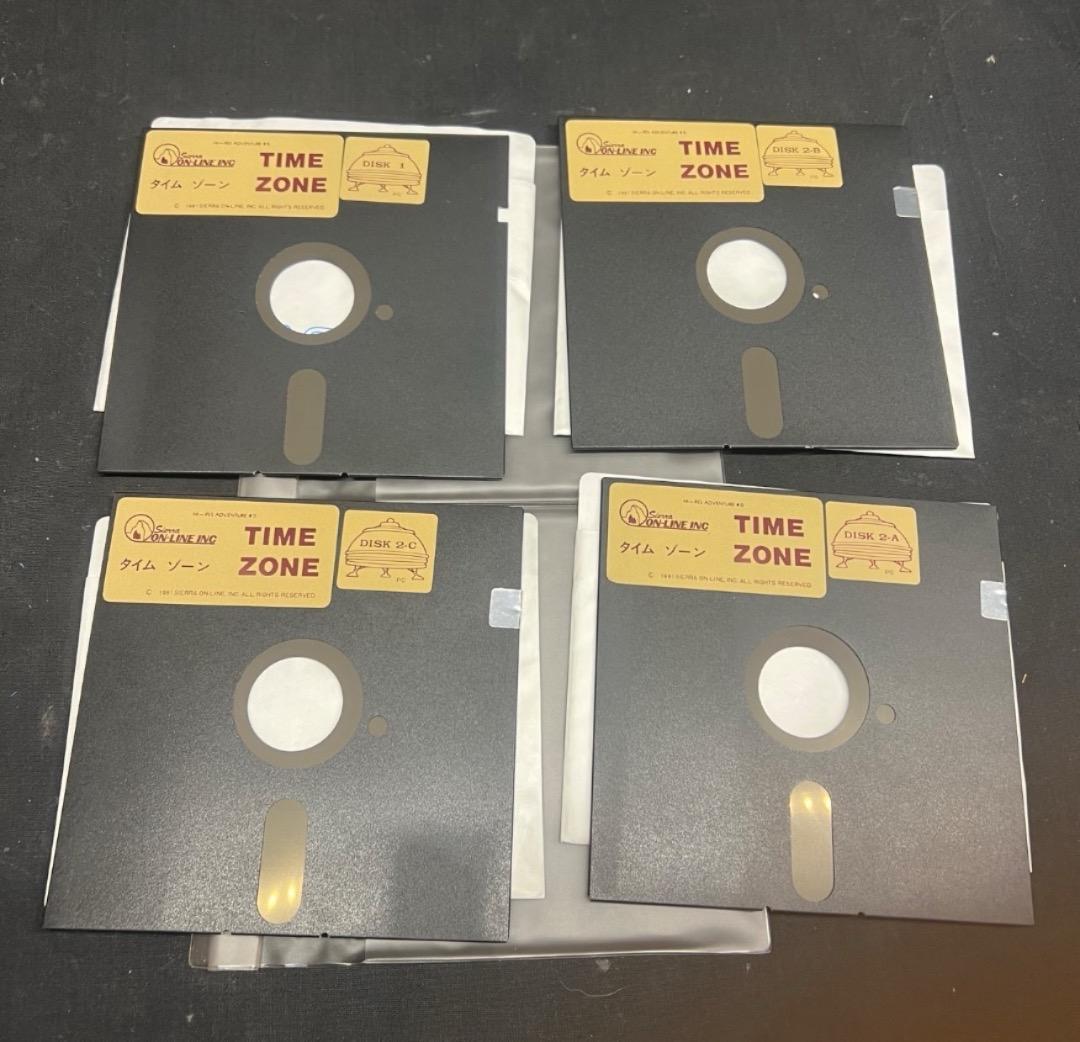 〇Cb右1200 レア希少 TIME ZONE タイムゾーン PCソフトゲーム