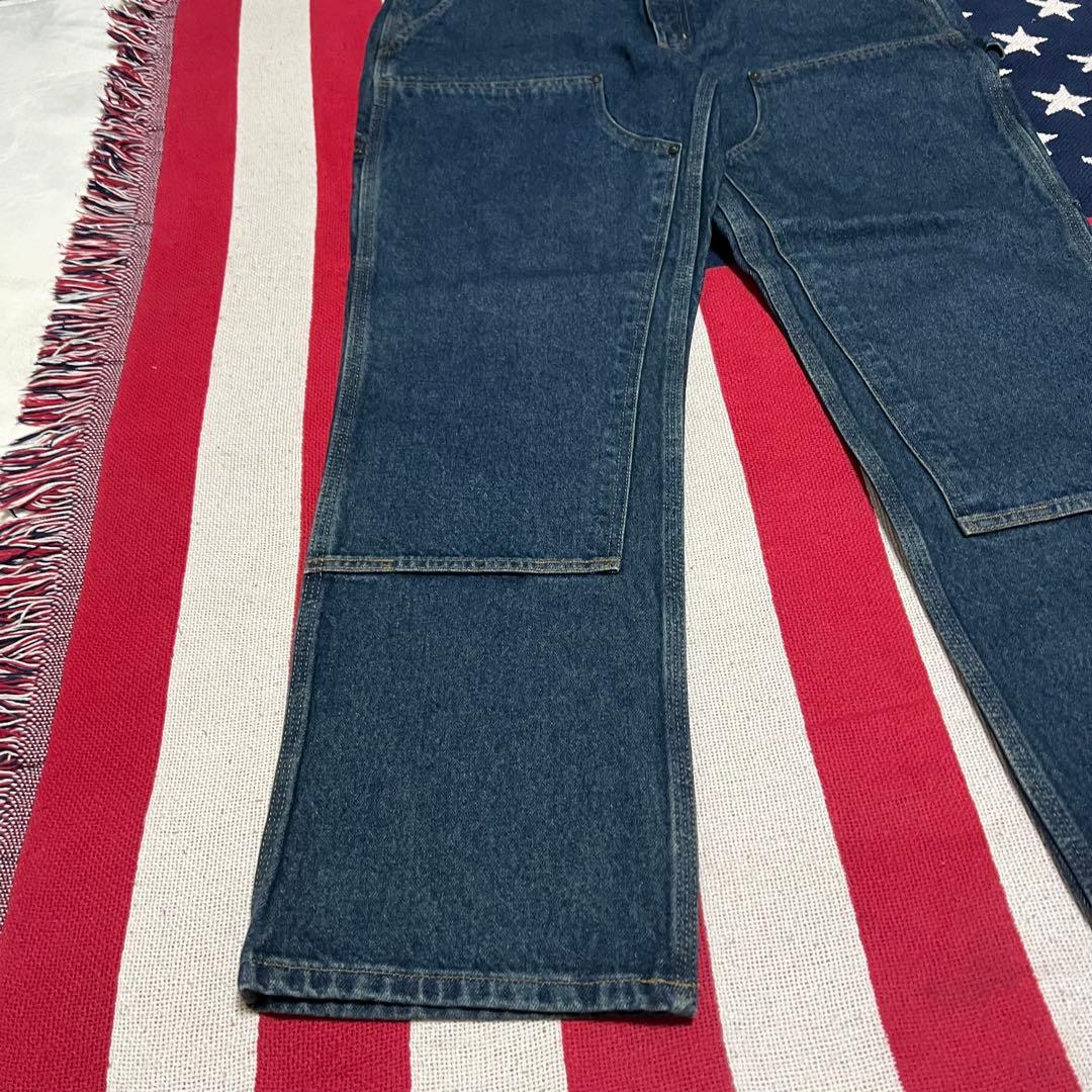 希少carhartt デニムカーハートダブルニーペインター イレギュラー品 美品