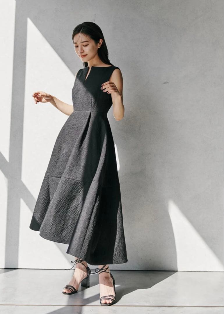 （laubeblanc）Keyneck Jacquard Dress