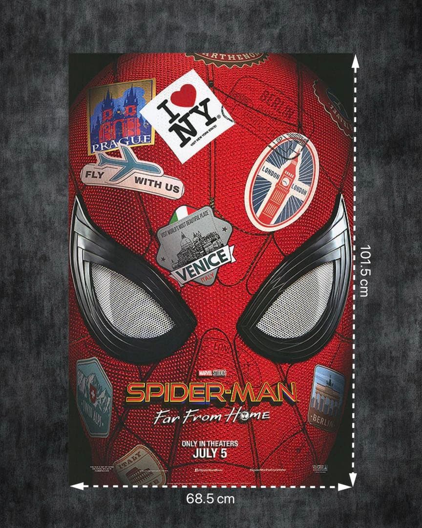 *枚数限定*映画館用両面印刷ポスターUS版:スパイダーマン ファーフロムホーム