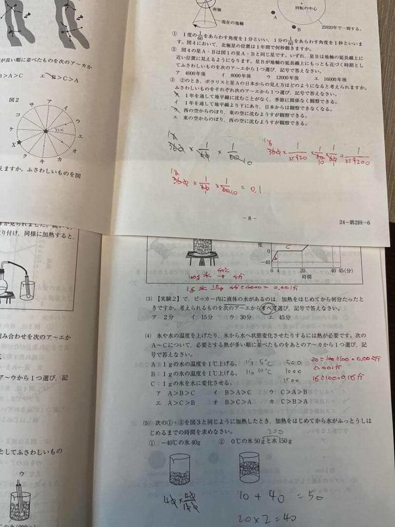 【最新2025受験組】sapix 2024年度6年生年間テスト17回分