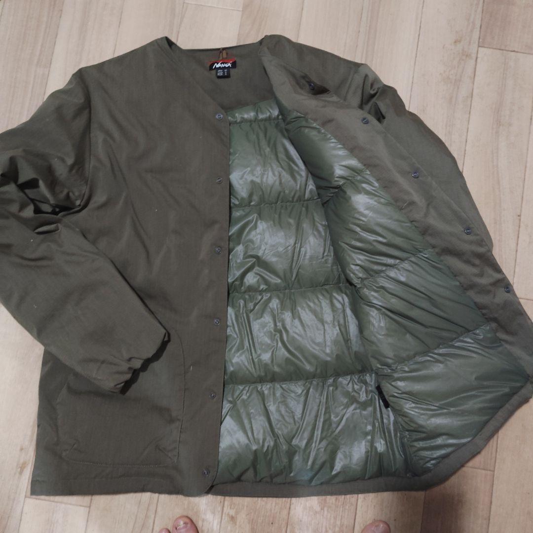 NANGA ナンガ ヒノックリップストップインナーダウン カーディガン