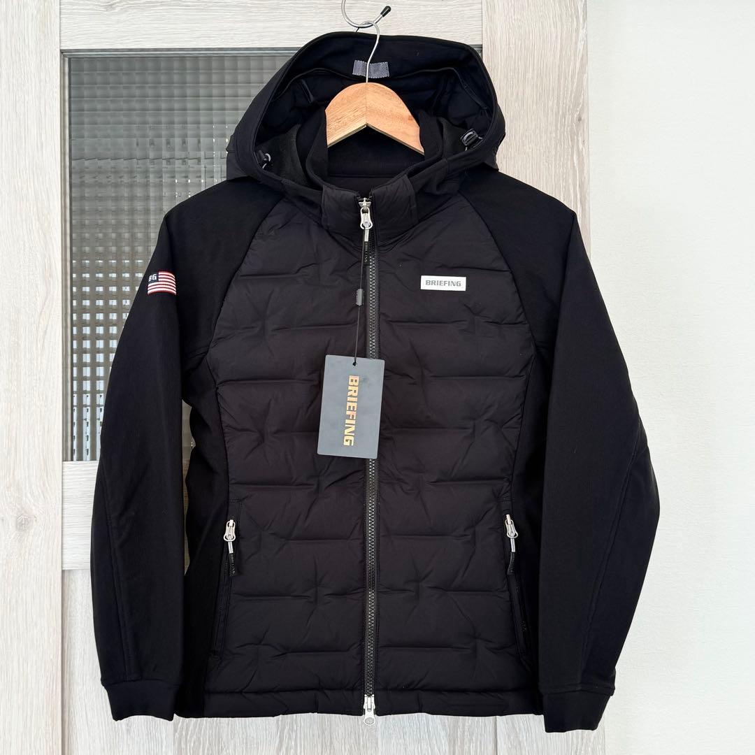 専用☆新品未使用☆ブリーフィングゴルフ ハイブリットダウンパーカー S ブラック