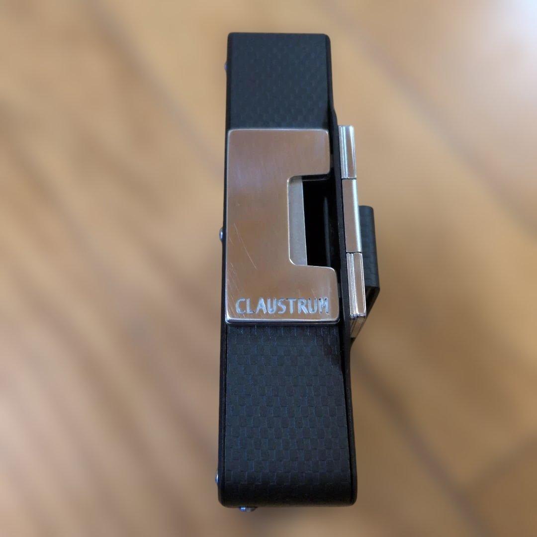 CLAUSTRUM 　ベルトウォレット　 黒、シルバー