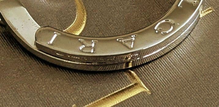 【超美品】ブルガリ キーリング シルバーネックレス 専用保存ケース付き