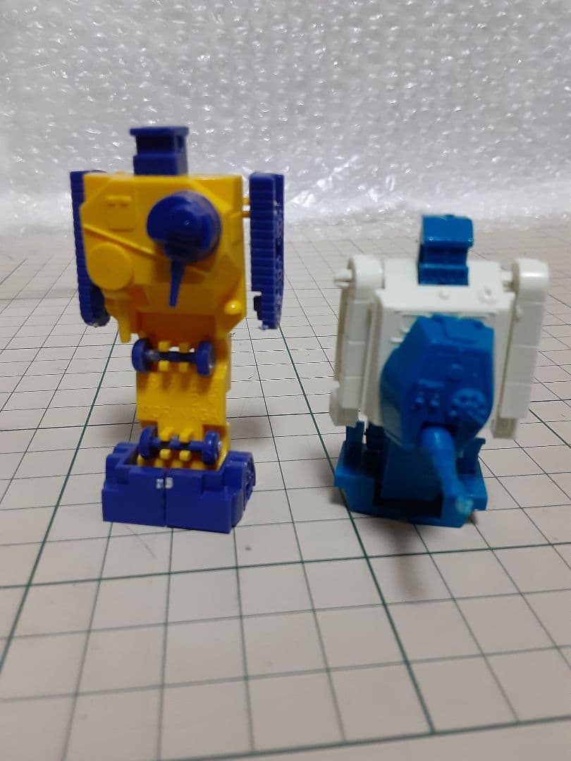 ジャンク　森永　食玩　ミニプラ　マシンロボクラブ　タンクロボ　１号　２号