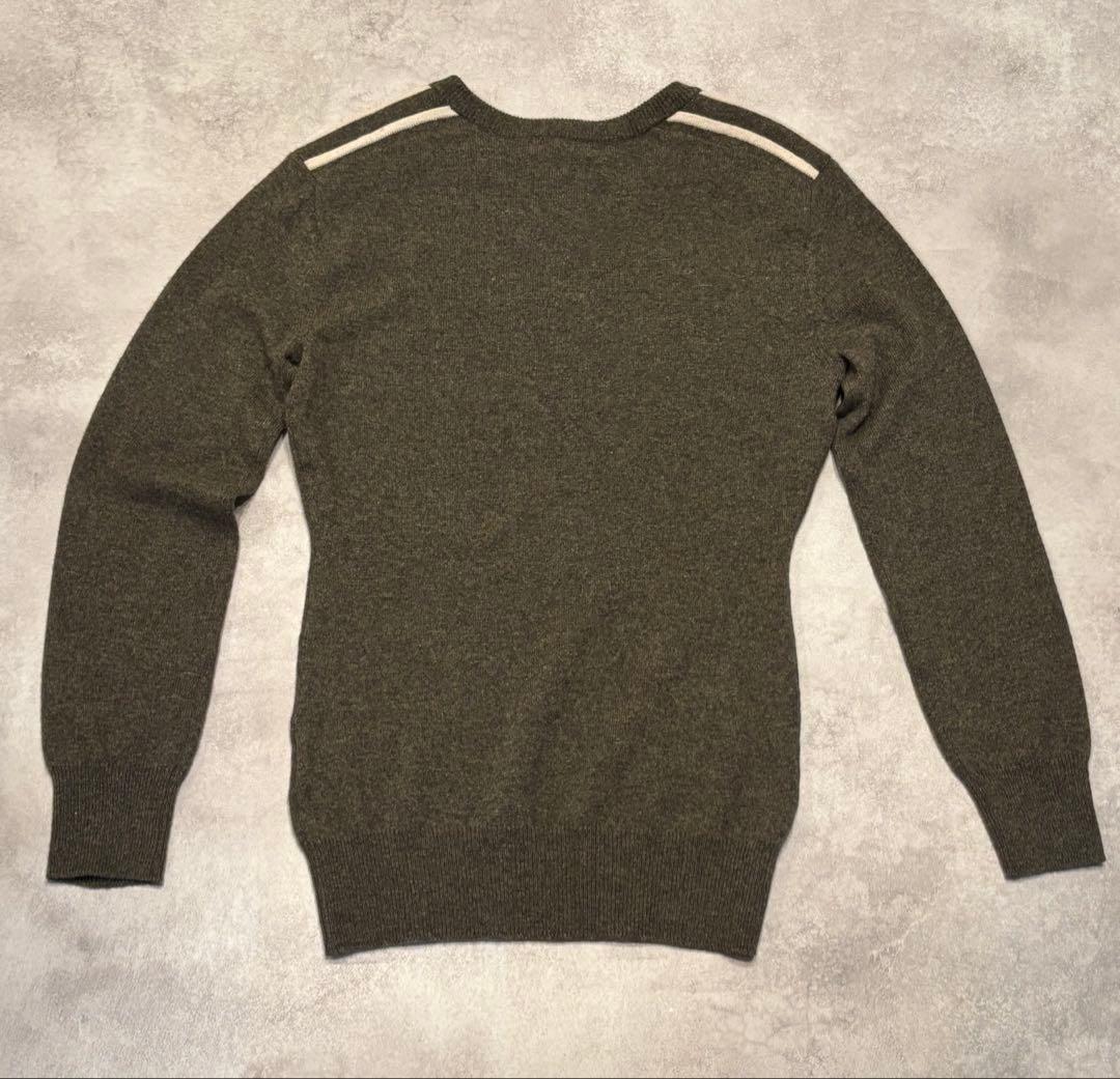 新品未使用 ボーダーズアットバルコニー カシミヤVネックニット 長袖 セーター