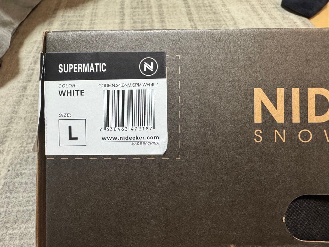 Nidecker Supermatic ビンディング ホワイト Lサイズ