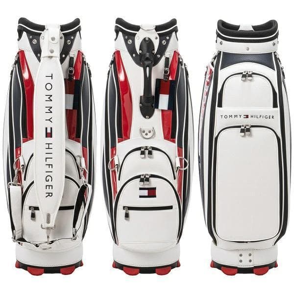 新品 トミーヒルフィガーゴルフ キャディバッグ THMG3FC4 ネイビー