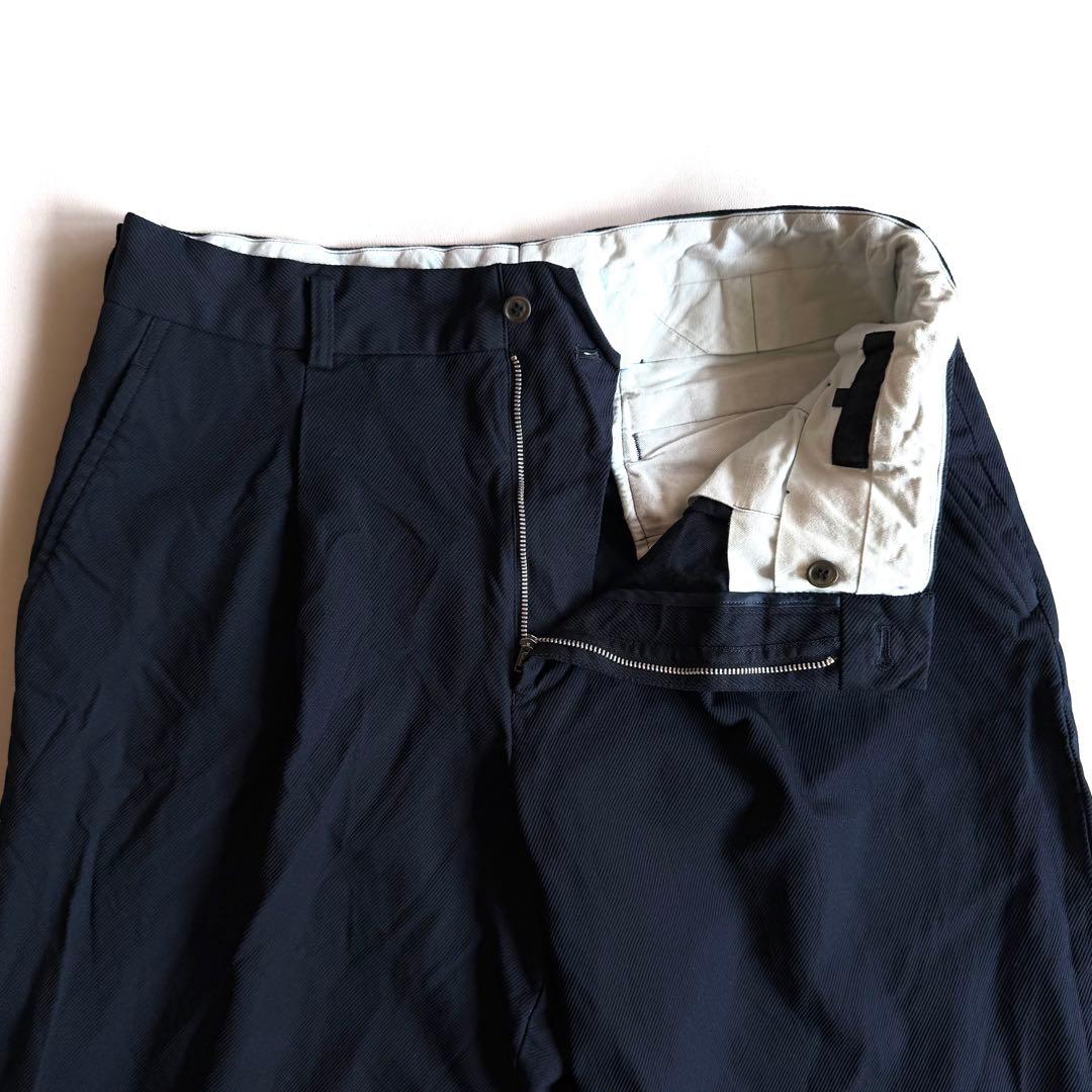 《美品》 22aw コムデギャルソン オムドゥ ポリ縮 スラックス パンツ M