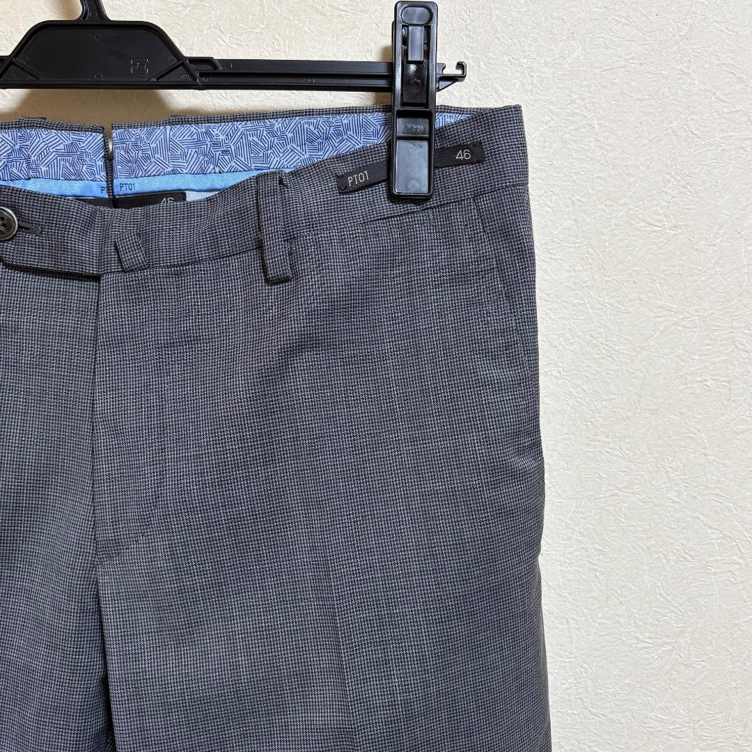 極美品 PT01 スラックス ストレッチ スーパースリムフィット