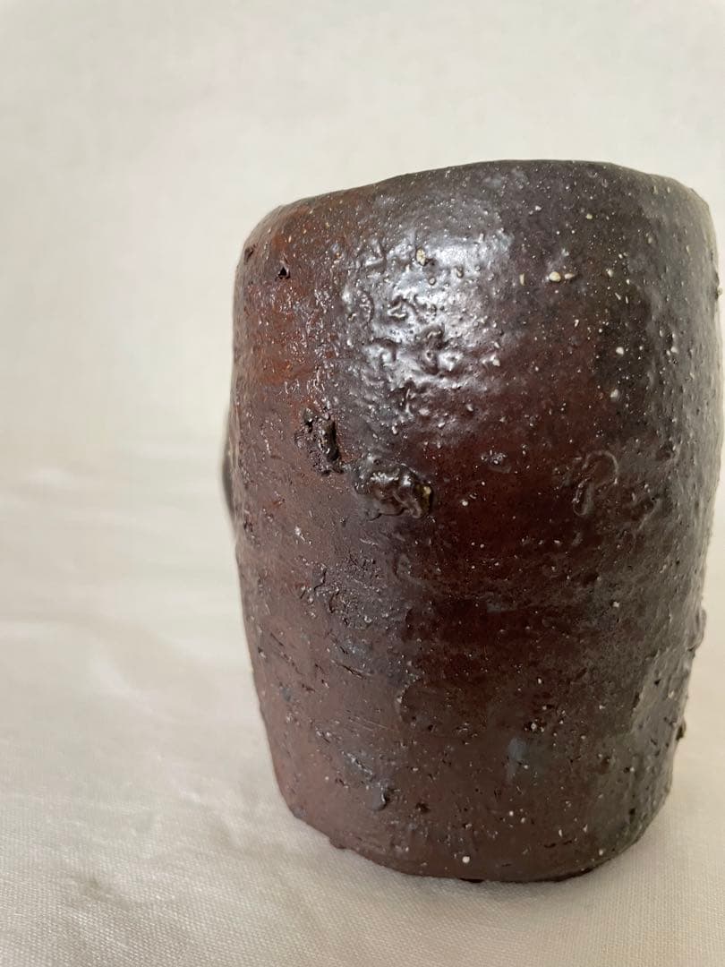 國吉清尚 作　焼締マグカップ