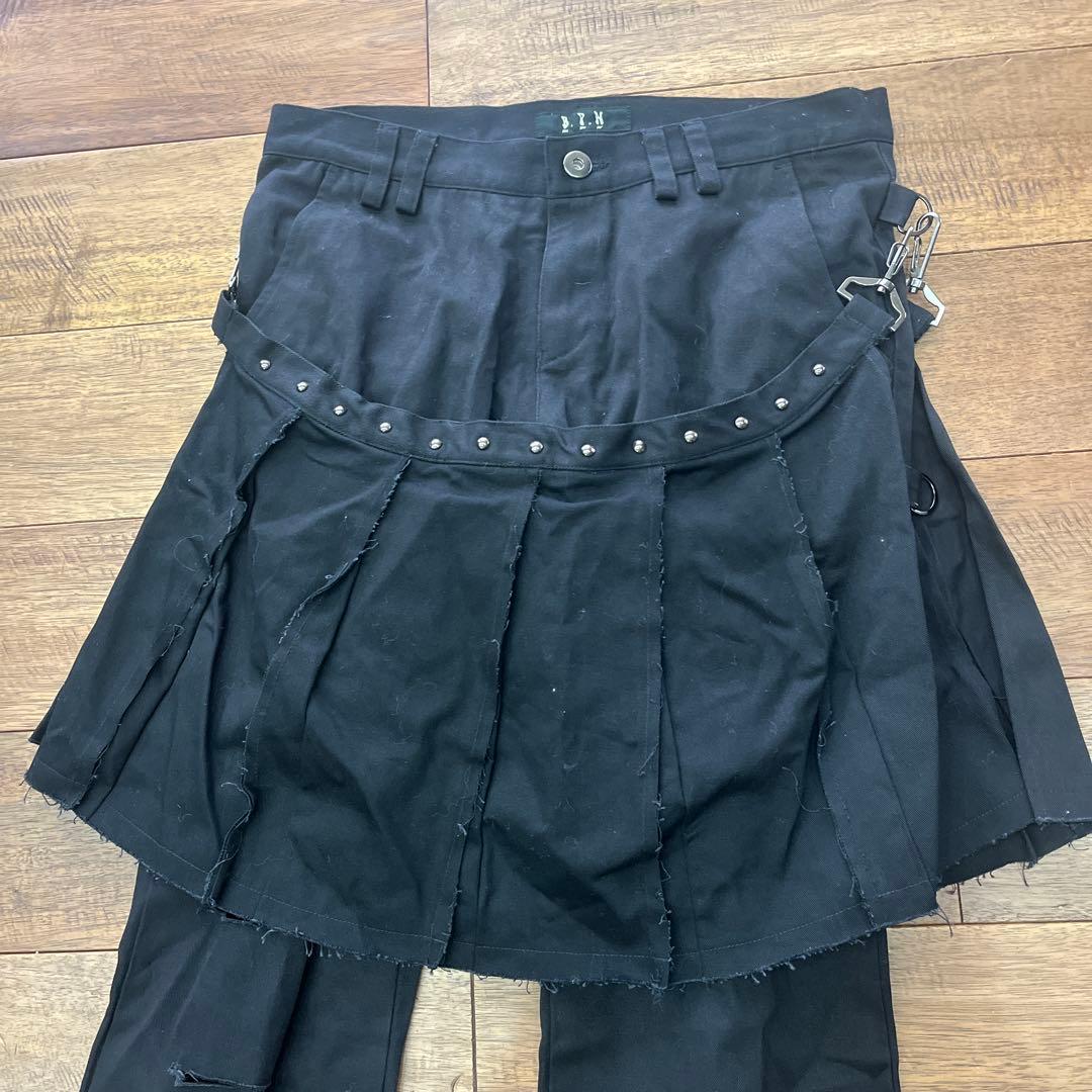 black peace now ブラックピースナウ　希少　パンツ　黒　サイズM